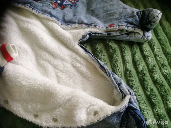 Джинсовый комбинезон