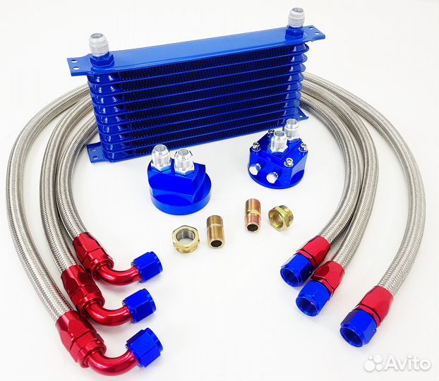 Маслокулер кит Trust 10 секций с выносом фильтра