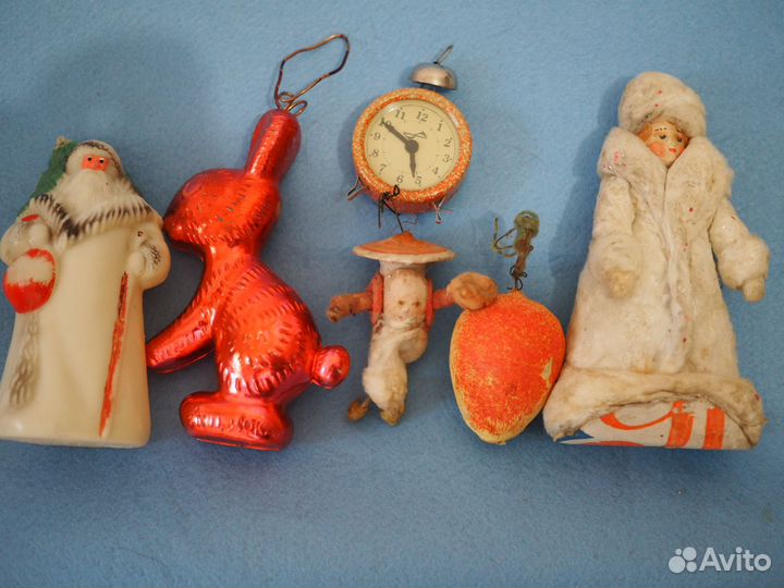 Елочные Новогодние игрушки СССР советские