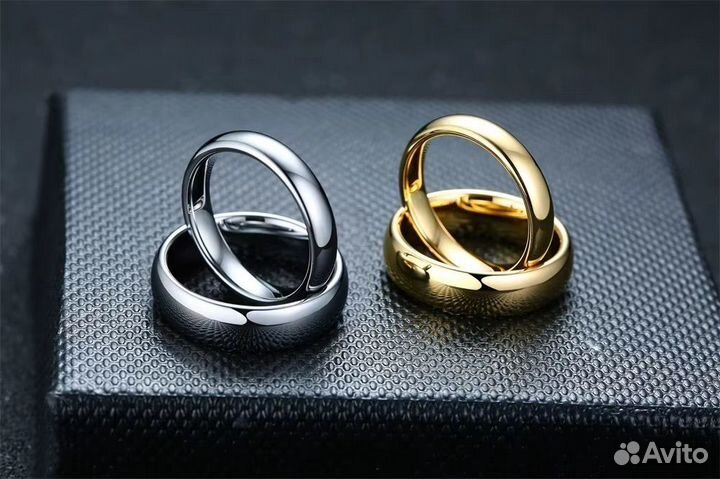 Обручальные кольца из вольфрама
