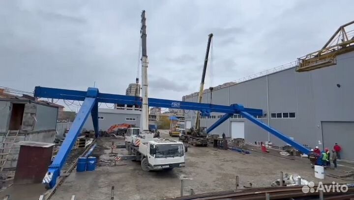 Краны грузоподъемные монтаж, демонтаж, то, пнр