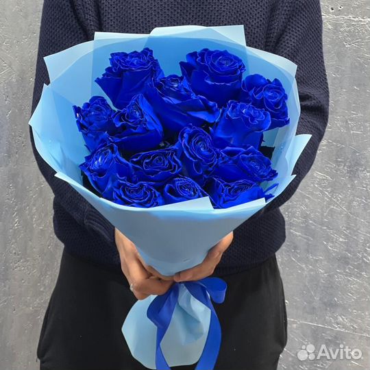 Синии розы.Доставка или самовывоз