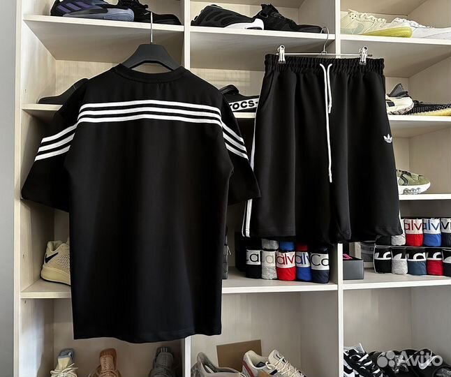 Летние костюмы Adidas black