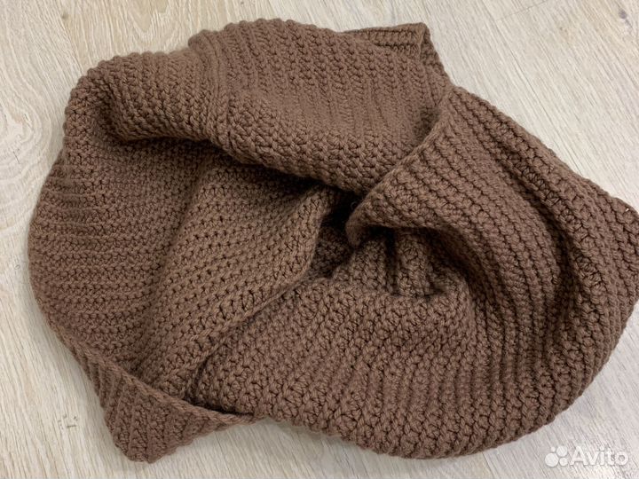 Шарф хомут плед шерсть пакетом