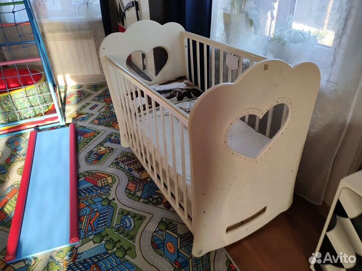 Детская кровать+матрас