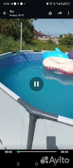 Каркасный бассейн 366 на 122