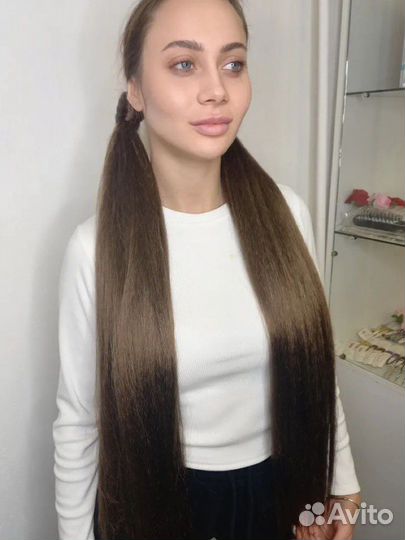 Хвост волосы на резинке, накладной хвост, шиньон