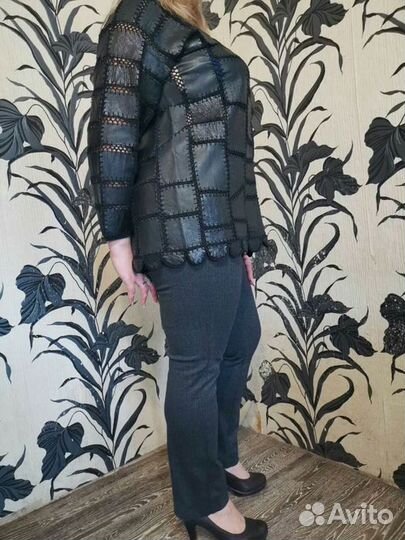 Кожаный пиджак