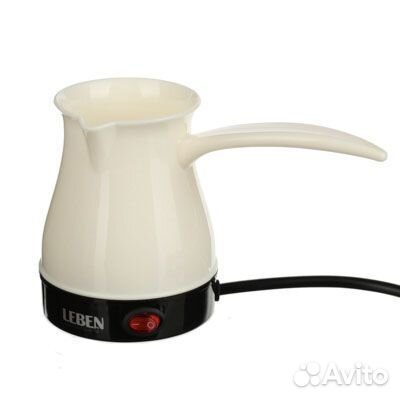 Leben Турка электрическая с выключателем 0,4л