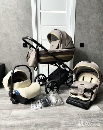 3 в 1 как новая Adamex Rimini коляска