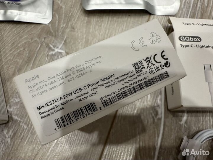 Кабель и блок для iPhone