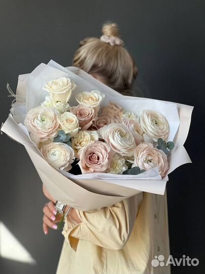 Авторский букет Сладкая вата