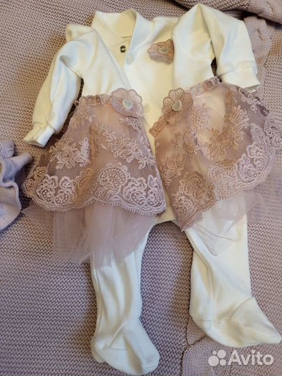 Конверт- одеяло для выписки новорожденного от 0-3