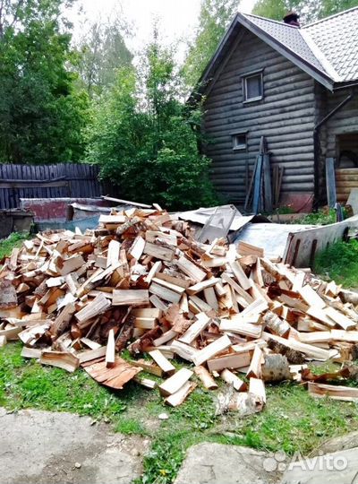 Дрова колотые Береза
