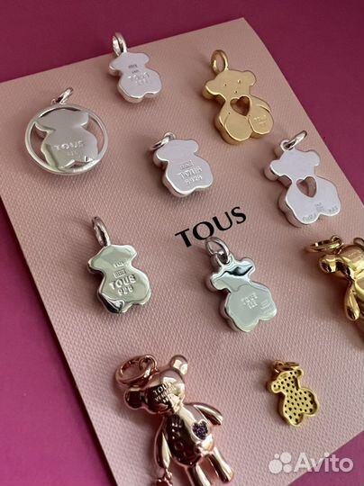 Подвески мишки Tous