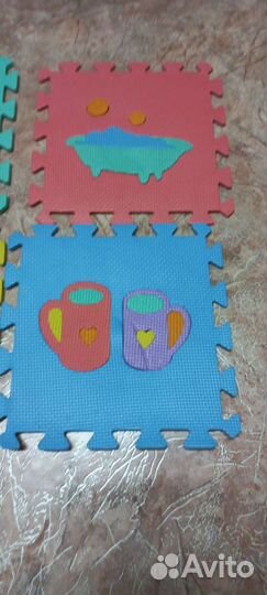 Мягкий коврик пазл