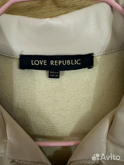 Платье love republic экокожа