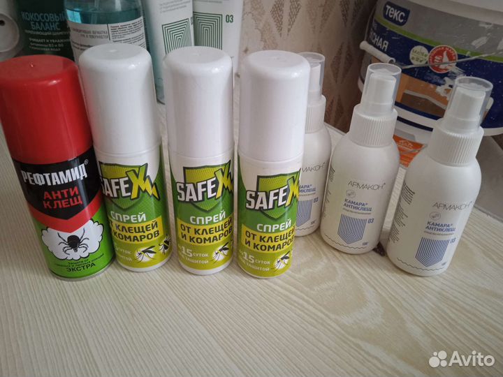 Спрей от клещей и комаров