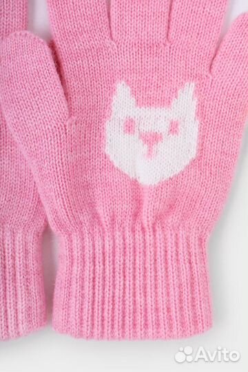 Перчатки для девочки Crockid кв 10008/ш ярко (14)