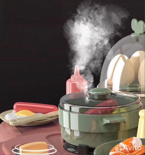 Детская кухня,94см,звук/свет/вода/пар/вытяжка и тд