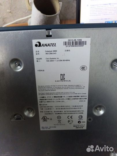 Коммутаторы cisco catalyst 2960