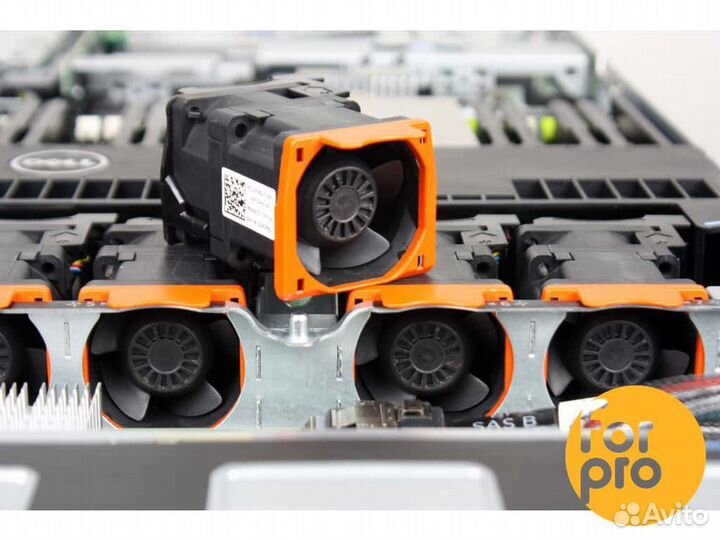 Сервер dell R620 8SFF 2xE5-2680v2 112GB, H710