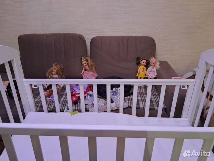 Детская кроватка приставная