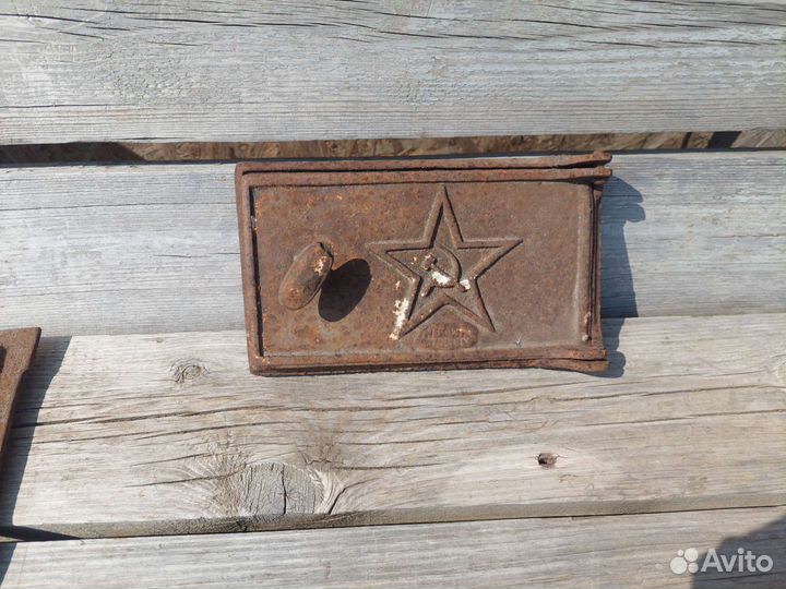 Вьюшка и крышка поддувала