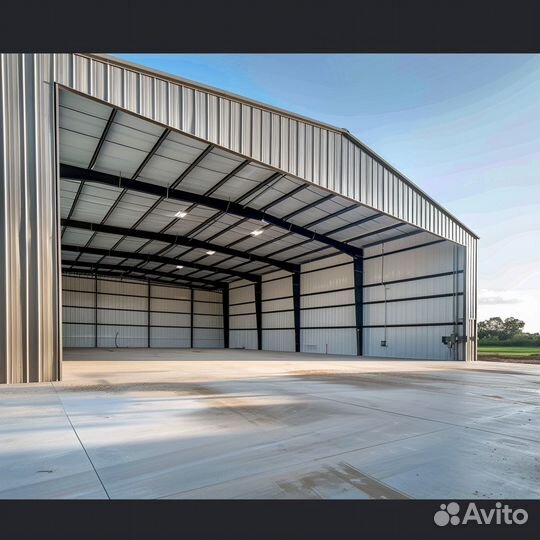Продажа ангары в Ростове Изготавливаем большие конструкции от 700 м²