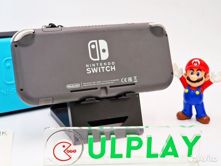 Nintendo Switch Lite Cерый + чехол + любые игры