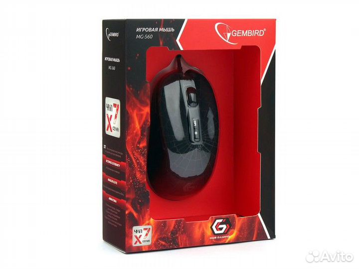 Мышь игровая Gembird MG-560 USB