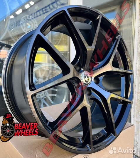 Диски R20 5x114 HRE Black Tone