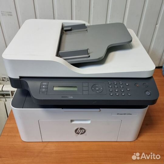 Мфу лазерное HP Laser 137fnw пробег 1728