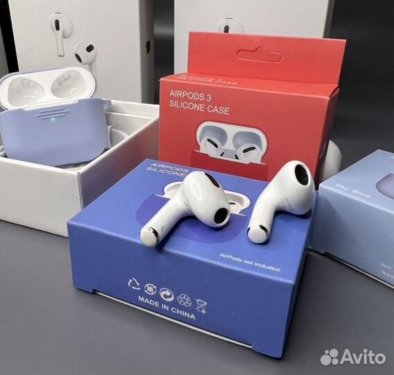 Apple airpods 3 + чехол