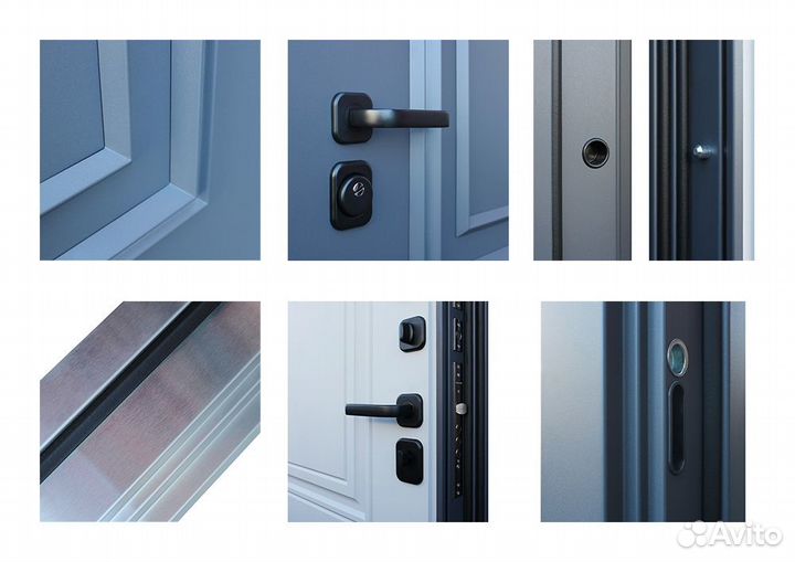 Дверь входная металлическая новая с установкой