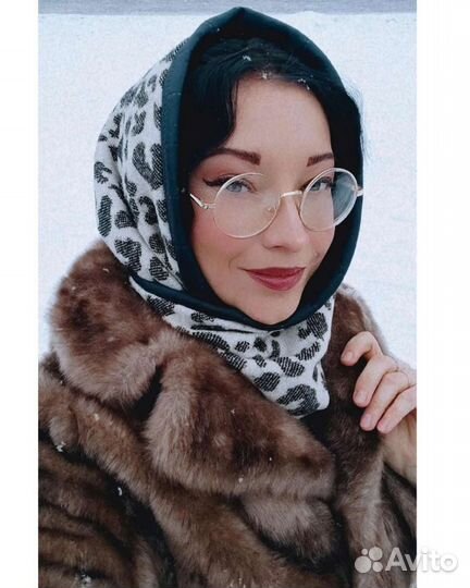 Кожаный платок. Кожаная косынка