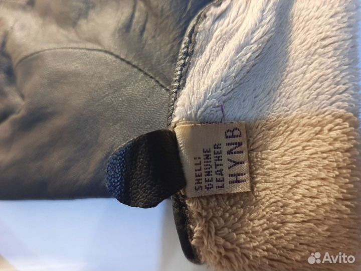 Перчатки женские кожаные, зимние 6,5р