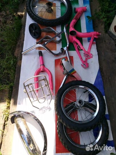 Сиденье, защита цепи для детского велосипеда