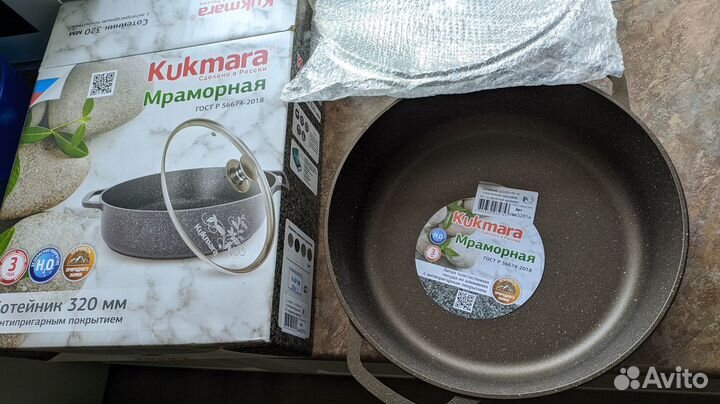 Сотейник kukmara с антипригарным покрытием