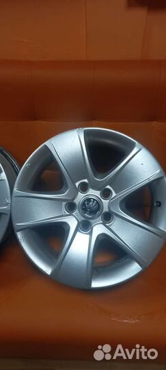 Оригинальные литые диски R16 Skoda