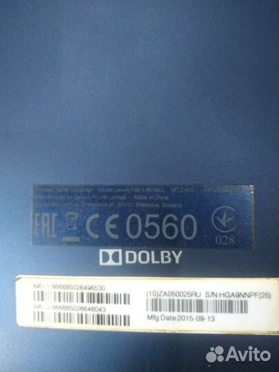 Продам планшет lenovo