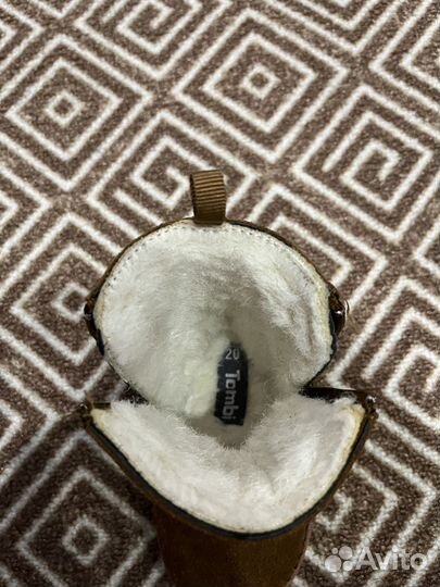 Зимние сапожки для мальчика размер 20