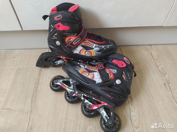 Роликовые коньки детские раздвижные reaction 36-41