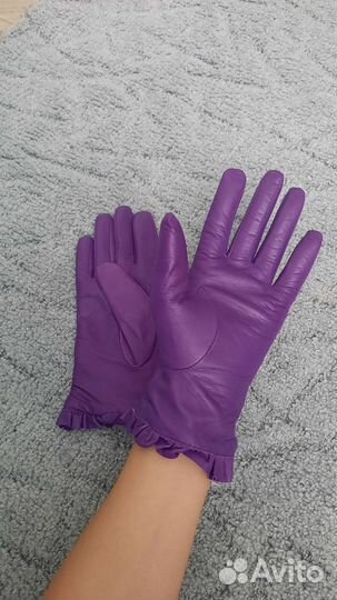 Перчатки женские натуральная кожа