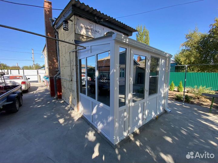 Тамбур,веранда из пвх под заказ