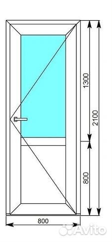 Двери пвх новые (остатки со склада)