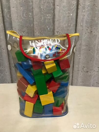 Кубики деревянные