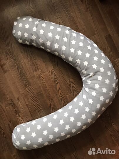 Подушка для беременных с наволочкой. Новая