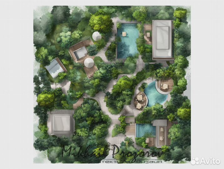 Ландшафтный дизайнер. Визуализация и чертежи