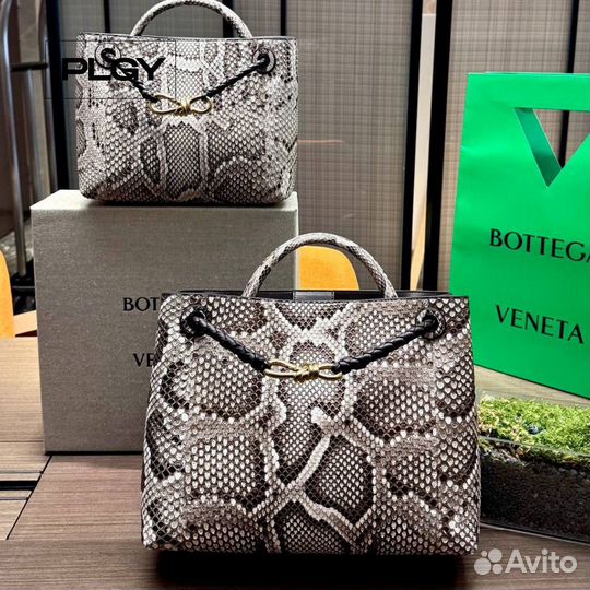 Кожа питона Bottega Veneta Andiamo Сумка